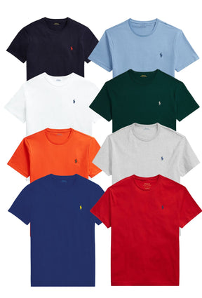 Kit 5 Camisetas Polo Ralph Lauren