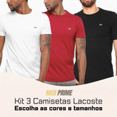 Kit  3 Camisetas Lac Croco Basic